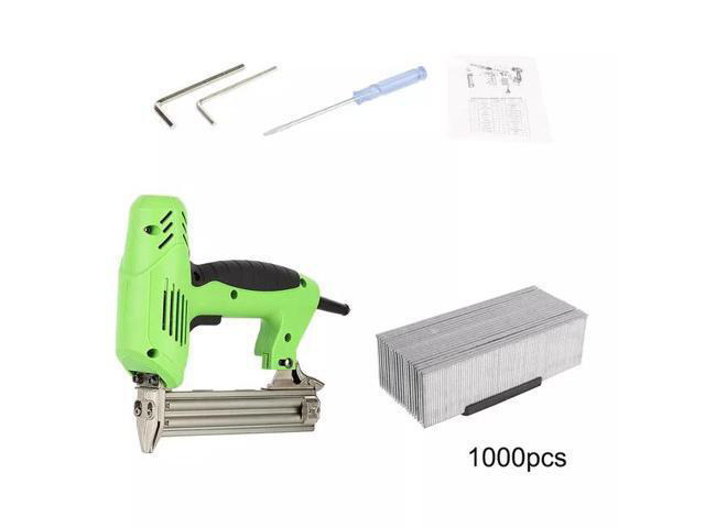 Electric Stapler Gun F30 Dual-purpose Electric Nail Gun with 1 Box of Nails Air Nail Gun Woodworking Straight Nail Code Nailer