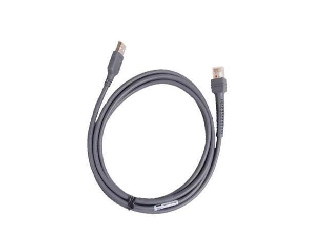 10pcslot New 2M USB to RJ45 Scanner Cable For LS2208 LS1203 LS4208 DS6708 Bar code Scanner Part Cable