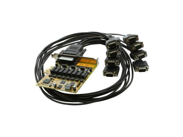 CoolGear PCI Express to 8-Port RS422485 Serial Optical Iso Surge Protection