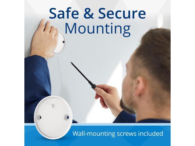 Linxura Wall Mount - Magnetic Holder Smart Device Controller- Wall-Mounted Magnetic Dock with 3M Self-Adhesive Tape & Mounting Screws Included -...