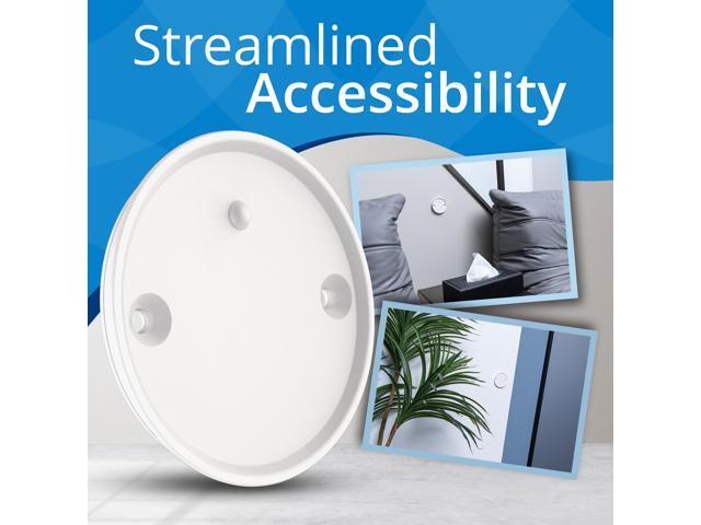 Linxura Wall Mount - Magnetic Holder Smart Device Controller- Wall-Mounted Magnetic Dock with 3M Self-Adhesive Tape & Mounting Screws Included -...