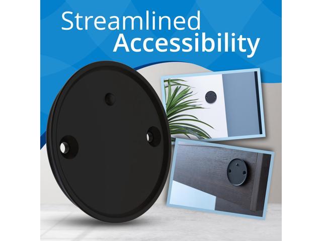 Linxura Wall Mount - Magnetic Holder Smart Device Controller- Wall-Mounted Magnetic Dock with 3M Self-Adhesive Tape & Mounting Screws Included -...
