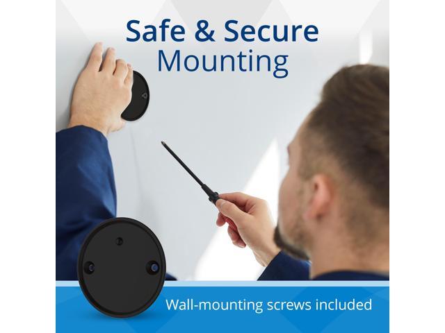 Linxura Wall Mount - Magnetic Holder Smart Device Controller- Wall-Mounted Magnetic Dock with 3M Self-Adhesive Tape & Mounting Screws Included -...