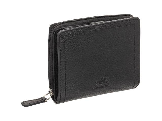 Mancini Pebbled Ladies RFID Small Clutch Wallet