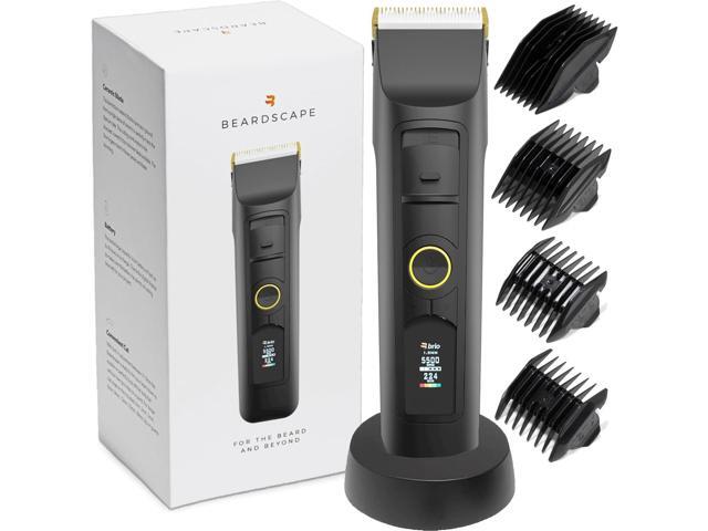 Brio Beardscape V2 Beard Trimmer for Men Cordless Professional Hair Trimmer with Ceramic Blade 4 Hour Battery Life 36 Length Settings Digital...