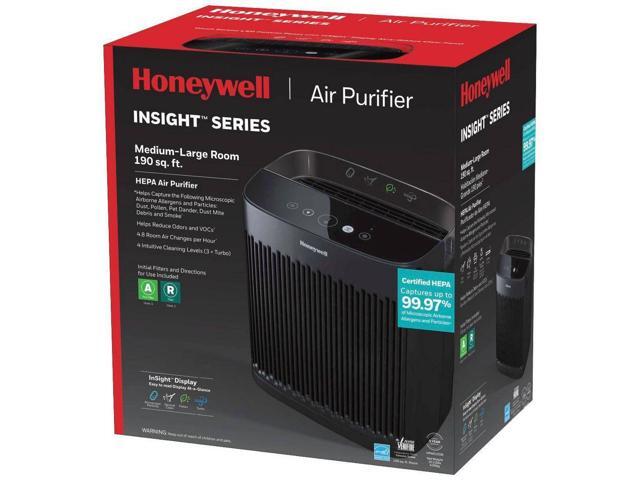 Honeywell - InSight HEPA Air Purifier, Medium-Large Rooms (190 sq.ft) - Black - image 11