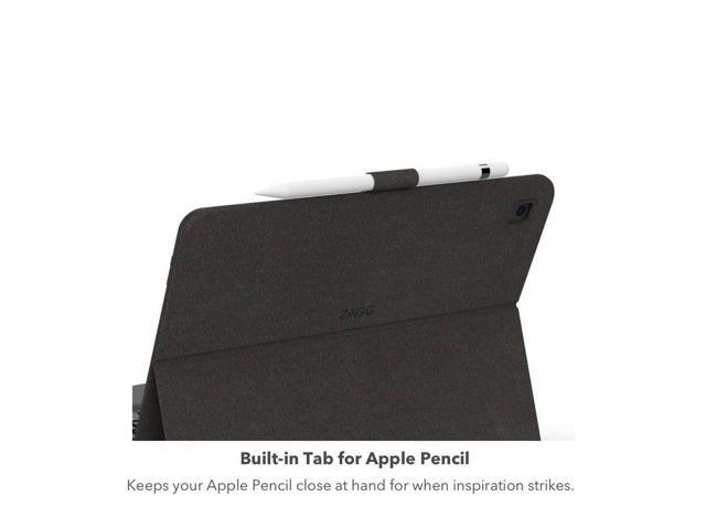 ZAGG - Messenger Folio 2 Keyboard & Case for Apple iPad 10.2" (Gen 9, 8, 7), iPad Pro 10.5" (Gen 2) - Charcoal - image 12