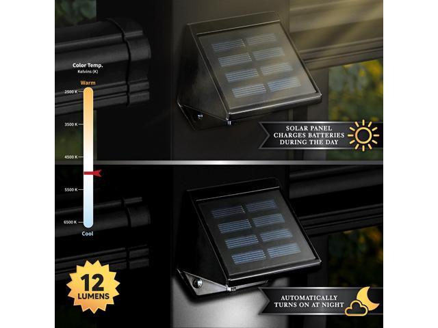 Classy Caps Black Aluminum Deck & Wall Light - 2 Pack