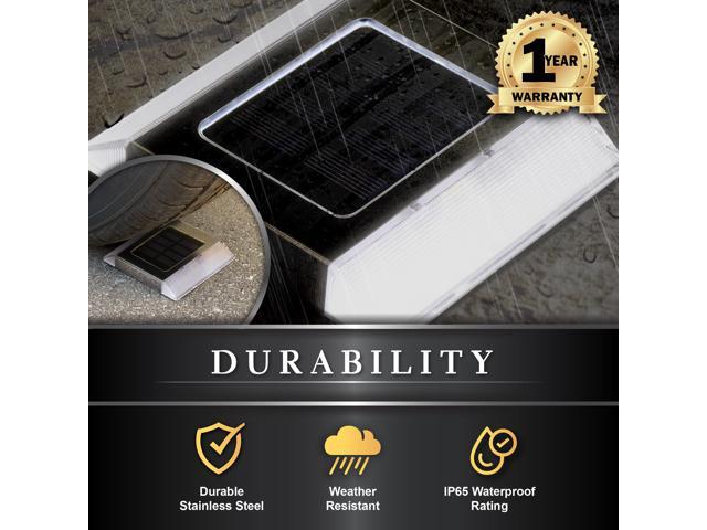 Classy Caps Stainless Steel Solar Path Light - 2 Pack