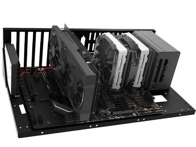 ATX Open Chassis Case Rack, DIY Gaming Computer Case Chassis, Stand Chassis PC Case Mining Rig Frame Motherboard Bracket Support ITX/ATX