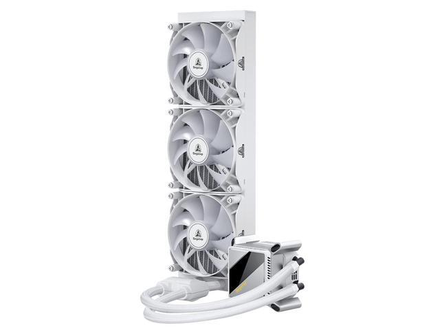 SEGOTEP KL-360 Desktop AIO Liquid CPU Cooler - TDP 320W - 360mm Radiator - 3x120 ARGB Fans with 70mm Built-in PWM Pump Head Fan - Separate Water...