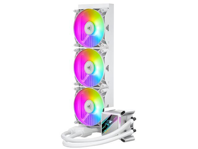 SEGOTEP KL-360 Desktop AIO Liquid CPU Cooler - TDP 320W - 360mm Radiator - 3x120 ARGB Fans with 70mm Built-in PWM Pump Head Fan - Separate Water...