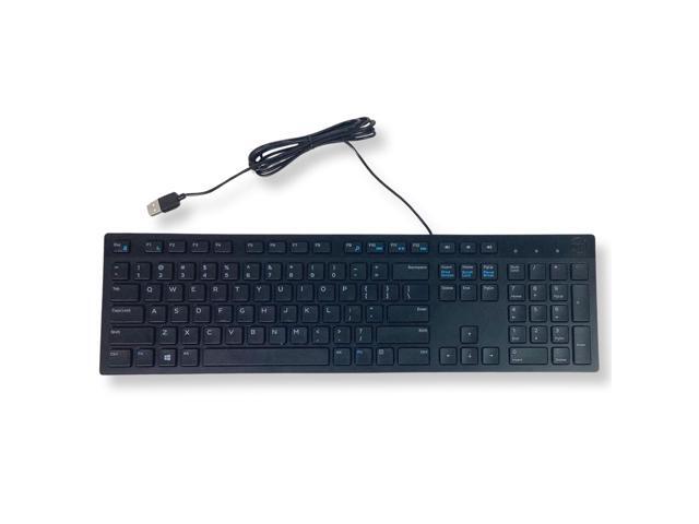 Dell KB216-BK-US Dell KB216 Keyboard - Cable Connectivity - USB Interface - English (US) - Play, Pause, Rewind, Fast-forward, Volume Control Hot...