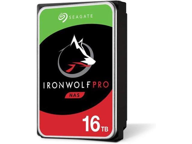 Seagate Ironwolf pro 16tb nas internal hard drive hdd - cmr 3.5 inch sata 6gb/s 7200 rpm 256mb cache for raid network attached storage, data...