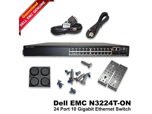 Dell PowerSwitch N3224T-ON - Switch - L3 - Managed - 24 x 10/100/1000 + 4 x 10 Gigabit SFP+ + 2 x 100 Gigabit QSFP28 - f