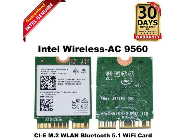 Intel 9560NGW R WIRELESS-AC 9560 PCI-E M.2 Wlan Bluetooth 5.1 Wifi Card Vhxrr Laptop Wireless Cards - Wifi