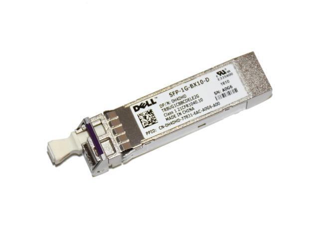 H4DHD Genuine OEM Dell Fiber Optical Transceiver Model SFP-1G-BX10-D Module