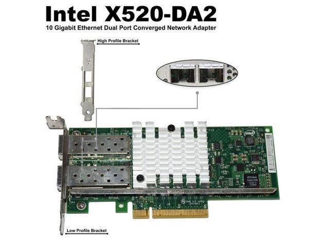 Intel E10G42BTDA Intel Ethernet Converged Network Adapter X520-DA2 - PCI Express