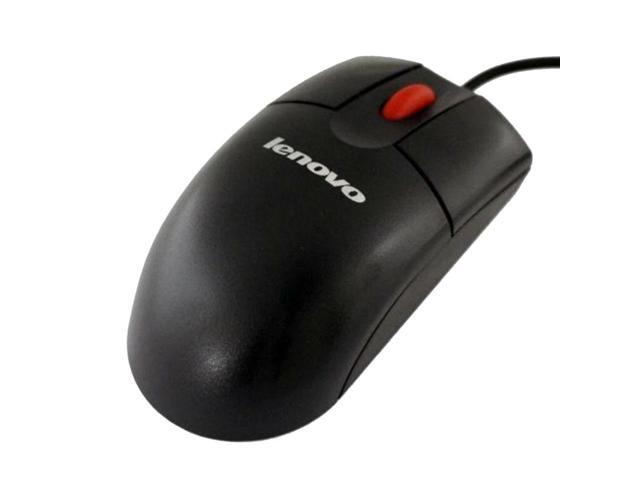 Lenovo Optical Wheel Mouse, Wired with USB Connection - 00PH128