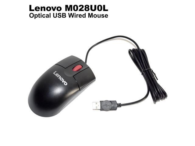 Lenovo Optical Wheel Mouse, Wired with USB Connection - 00PH128