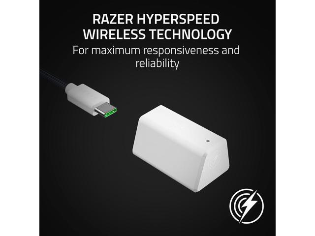 Razer - Blackshark V2 Hyperspeed Wireless Over-the-Ear Gaming Headset for PC, Mac, Playstation, Switch, Steam Deck, Mobile - White - image 7