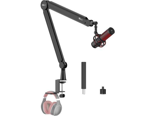 IXTECH Mic Arm Boom Arm 360° Rotatable Microphone Boom Arm Mic Boom Arm with Desk Mount, Fully Adjustable, for Podcast, Video, Gaming, Radio,...