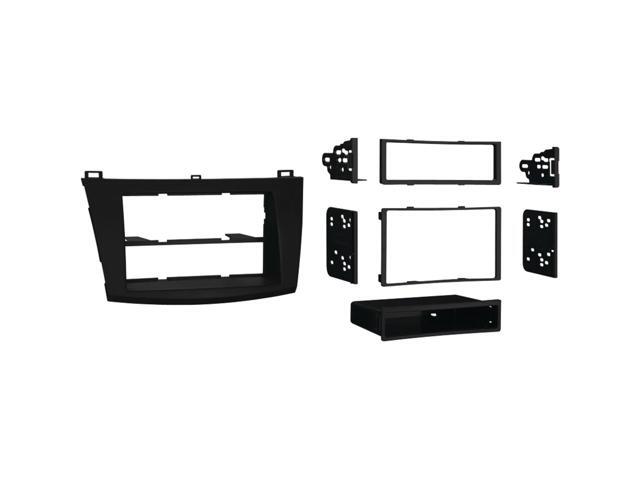Metra - Dash Kit for Select 2010-2013 Mazda 3 DIN DDIN - Black - image 8