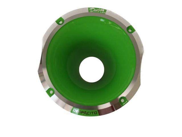 Circular Despacito Aluminum Bolt-on High Frequency Horn Flare GREEN with2-in Throat - image 3