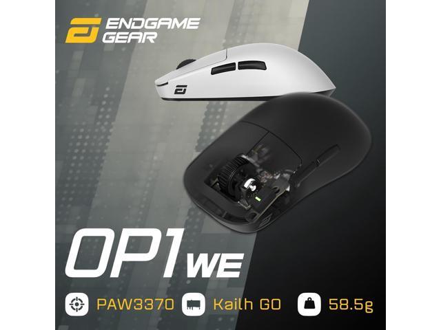Endgame Gear OP1we Wireless Gaming Mouse - Lightweight 58.5g, Swappable Kailh GO Main Button Switches, PixArt PAW3370 Optical Sensor 19K DPI 1KHz...