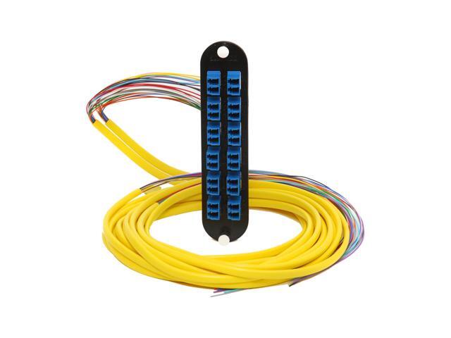Corning CCH-CP24-A9-P03RH Pigtailed Fiber Adapter Panel with 12 LC Duplex OS2 SM Singlemode Adapters