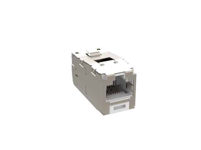Panduit CJS688TGWHY Mini-Com Cat6 Shielded RJ45 Jack Module White