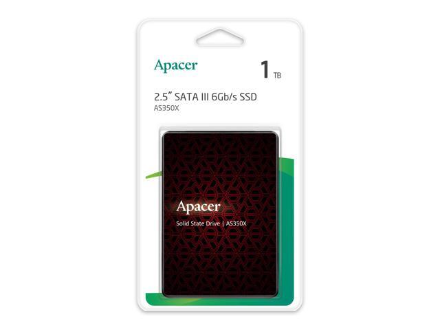 Apacer AS350X SSD 2.5' 7mm SATAIII, 1TB, Standard (Single)