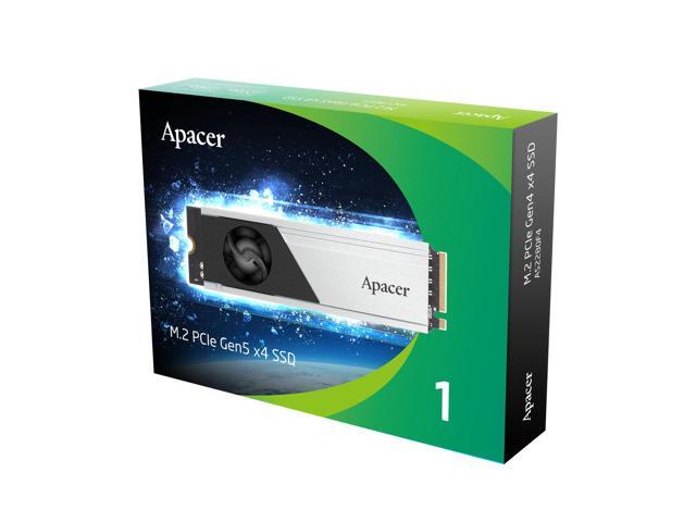 Apacer Gen5 x4 M.2 PCIe 1TB w/ Heatsink, Standard(Single) - Up to 12,000MB/sec