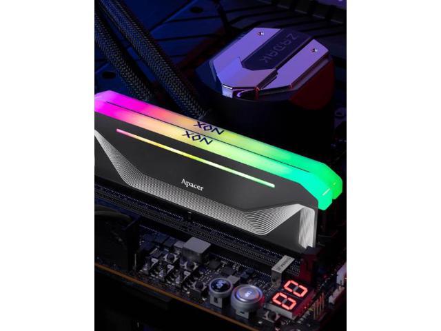 Apacer NOX RGB 32GB DDR5 RAM (2x16GB) 288-Pin PC 6000 Desktop Memory Module Black