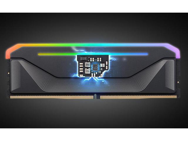 Apacer NOX RGB 32GB DDR5 RAM (2x16GB) 288-Pin PC 6000 Desktop Memory Module Black