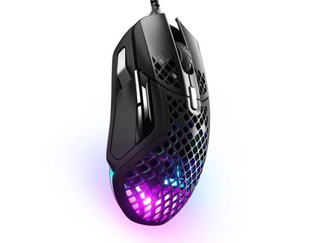 SteelSeries - Aerox 5 Ultra Lightweight Honeycomb Water Resistant Wired RGB Optical Gaming Mouse With 9 Programmable Buttons - Wired - Black - image 4