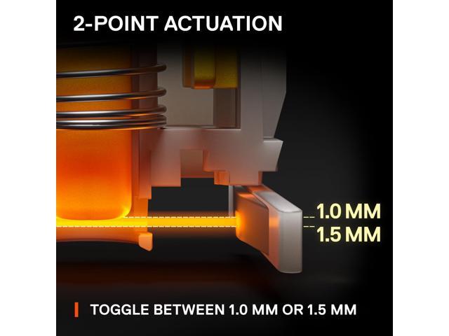 SteelSeries - Apex 9 TKL Wired Optical OptiPoint Adjustable Actuation Switch Gaming Keyboard with Rapid Tap - Black - image 9