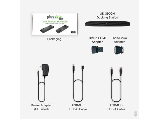 Plugable USB 3.0 Universal Laptop Docking Station for Windows - image 12