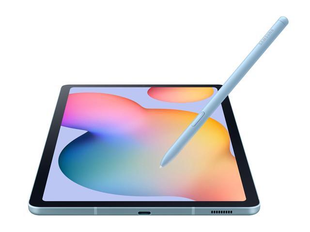 Samsung Galaxy Tab S6 Lite (New) Blue 10.4' 64GB WiFi Android Tablet w/S Pen, slim metal design, dual speakers, 8MP+5MP (CAD Version and Warranty)