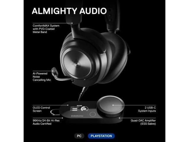 SteelSeries - Arctis Nova Pro Wired Multi Gaming Headset for PC, PS5, PS4, Switch - Black - image 10
