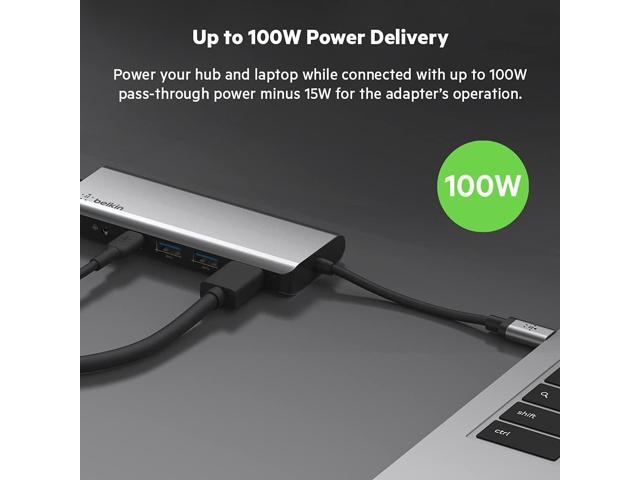 Belkin CONNECT 7-in-1 multiport hub adapter - USB-C - HDMI - image 12