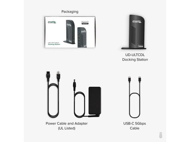 Plugable USB-C Triple Monitor Docking Station with 100W Laptop Charging - image 9