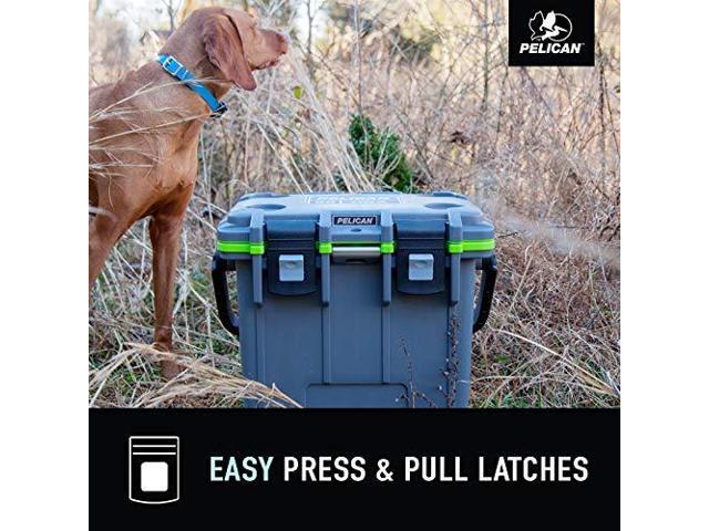 Pelican Elite 20 Quart Cooler (Dark Grey/Green)