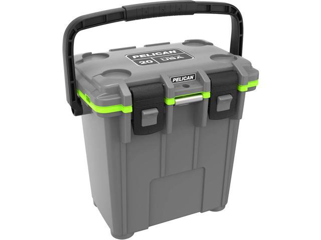Pelican Elite 20 Quart Cooler (Dark Grey/Green)