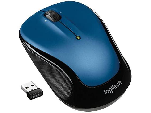 Logitech M325s Wireless Mouse, 2.4 GHz with USB Receiver, 1000 DPI Optical, Blue