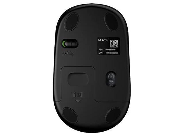 Logitech M325s Wireless Mouse, 2.4 GHz with USB Receiver, 1000 DPI Optical, Blue