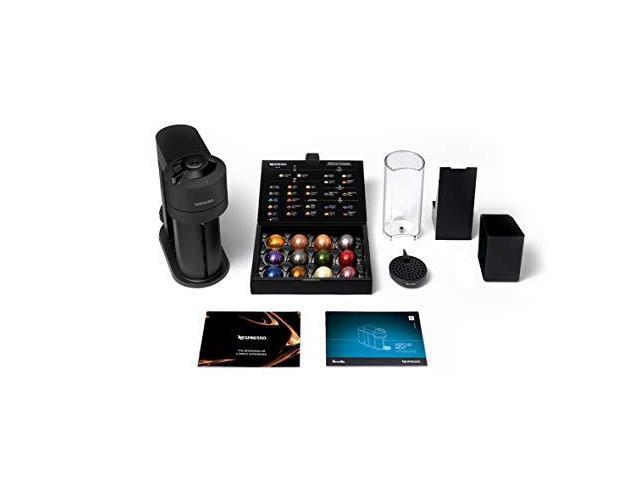 nespresso vertuoplus coffee and espresso machine by breville, ink black