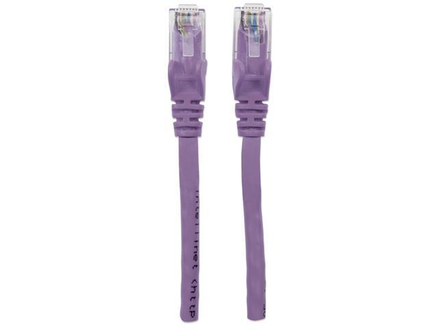 Intellinet Network Cable, Cat6, UTP, RJ45 Male / RJ45 Male, 10.5 m (35 ft.), Purple