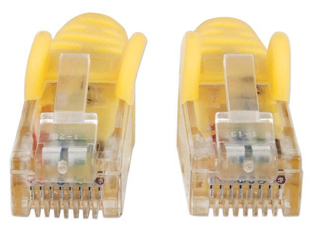 Intellinet Network Cable, Cat6, UTP, RJ45 Male / RJ45 Male, 10.5 m (35 ft.), Yellow