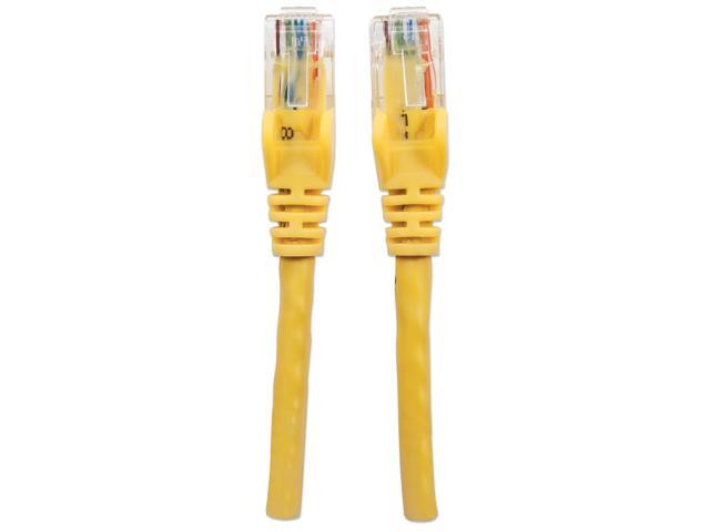 Intellinet Network Cable, Cat6, UTP, RJ45 Male / RJ45 Male, 10.5 m (35 ft.), Yellow